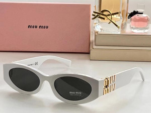 Glasses Cartagena - Gafas Miu Miu redonda blanca