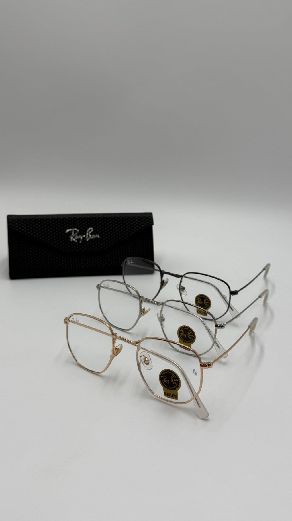 Glasses Cartagena - Rayban hexagonales transparentes