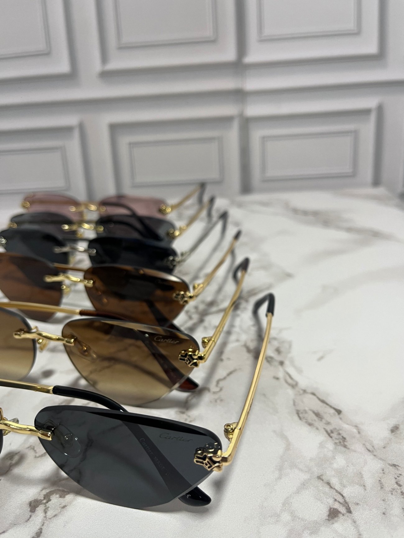 Glasses Cartagena - Gafas Cartier gateada
